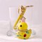 Wrapables Glamorous Crystal Rhinestone Ducky Keychain, Pendant Bag Charm, Yellow